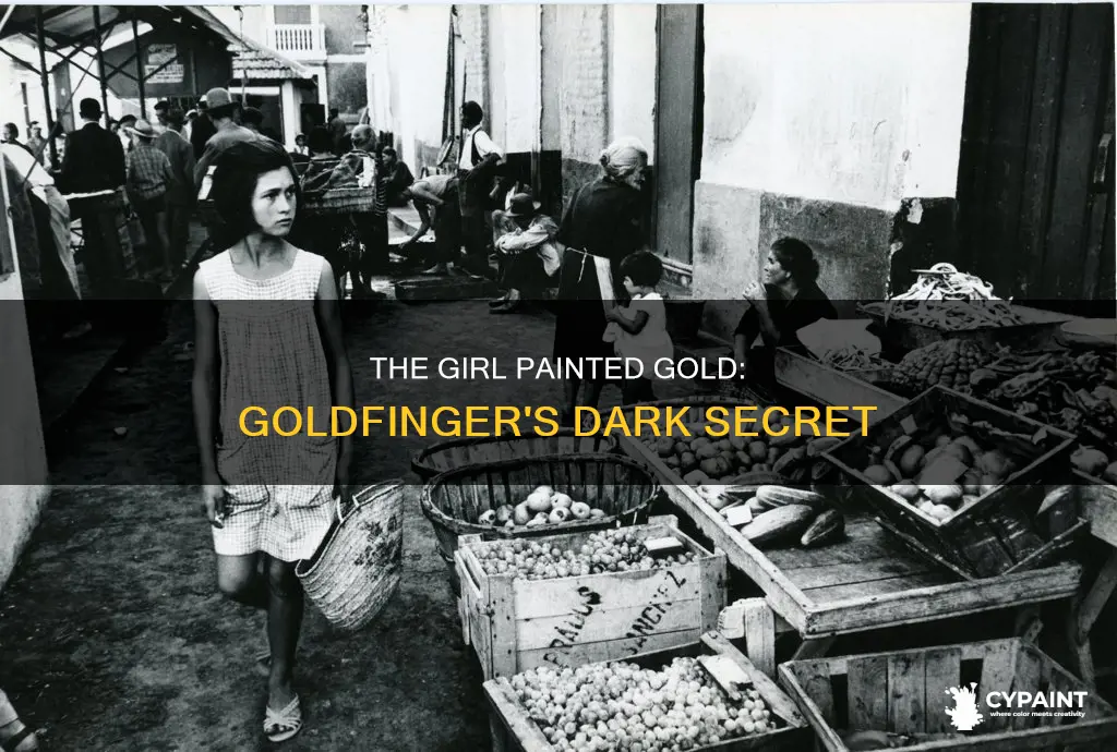 what happened to the girl painted gold in goldfinger