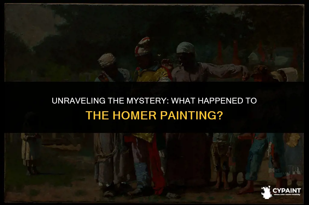 what happened to the homer painting from fake or fortune