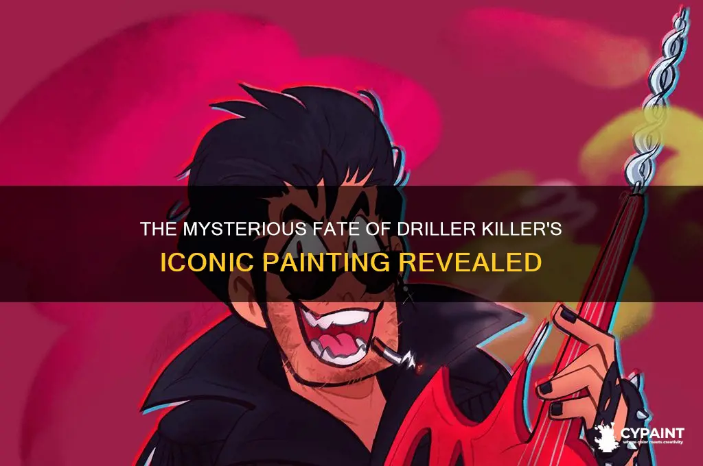 what happened to the painting from driller killer