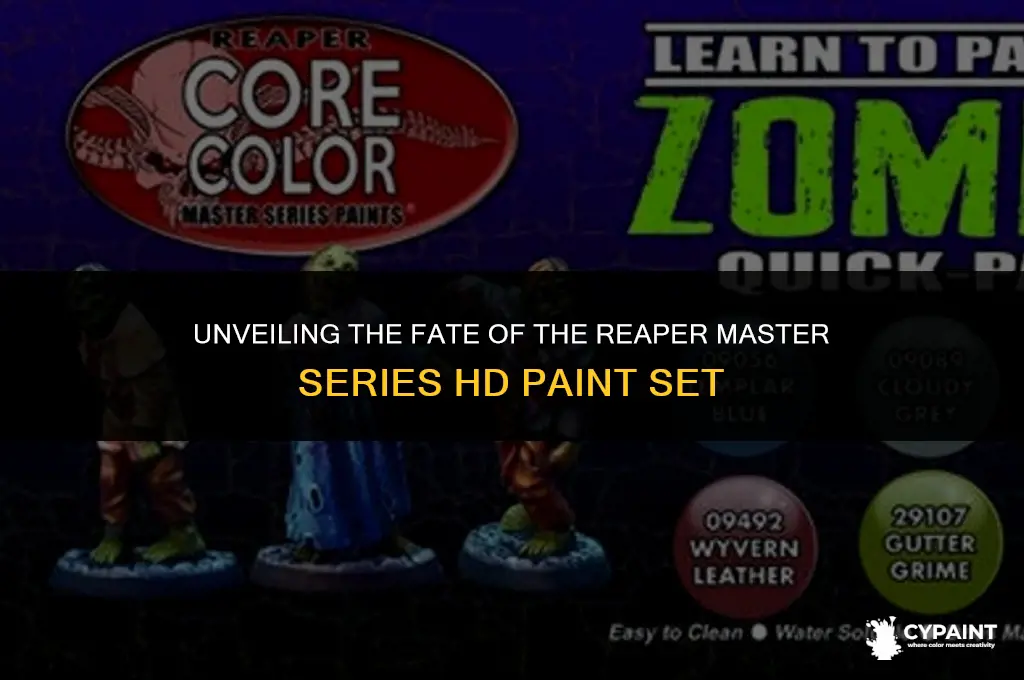 what happened to the reaper master series hd paint set