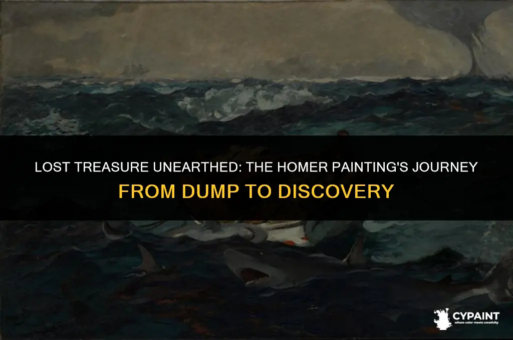 what happened with the homer painting found in the dump
