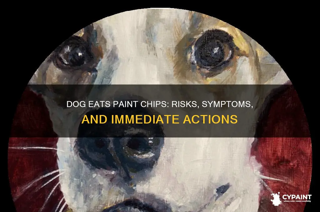 what happens if a dog eats paint chips