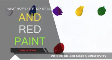The Intriguing Result of Mixing Green and Red Paint