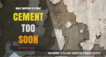 Painting Cement Prematurely: Risks, Consequences, and Proper Timing Explained