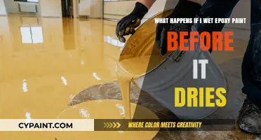 Epoxy Paint and Moisture: What Happens If You Wet It Prematurely?