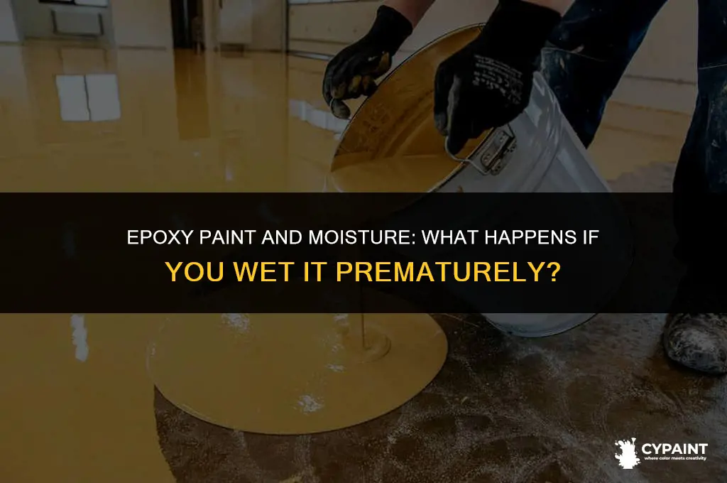 what happens if i wet epoxy paint before it dries