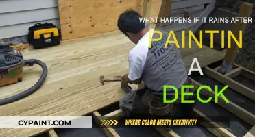 Rain After Deck Painting: What to Do?