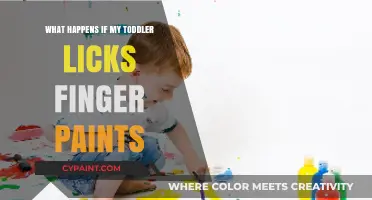 Toddler Licks Finger Paints: Safety Concerns and Quick Solutions