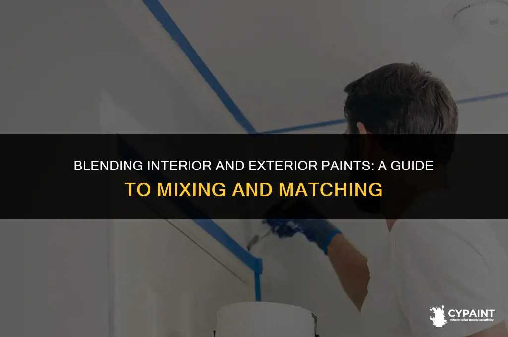 what happens if u mix interior pain qith exterior paint