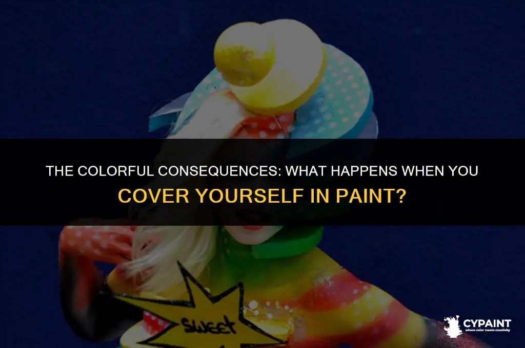 what happens if you cover your whole body in paint