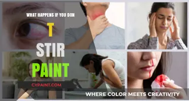 Skipping the Stir: Consequences of Untouched Paint in Your Project