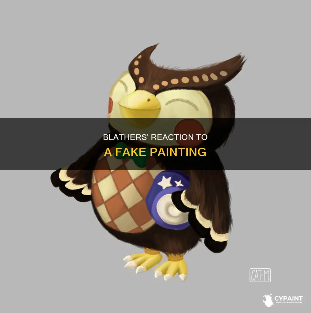 what happens if you give blathers a fake painting