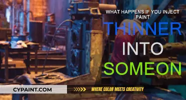 Injecting Paint Thinner: A Deadly Experiment