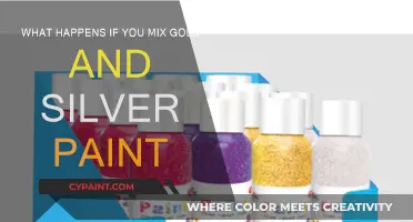 Combining Gold and Silver Paint: The Resulting Color