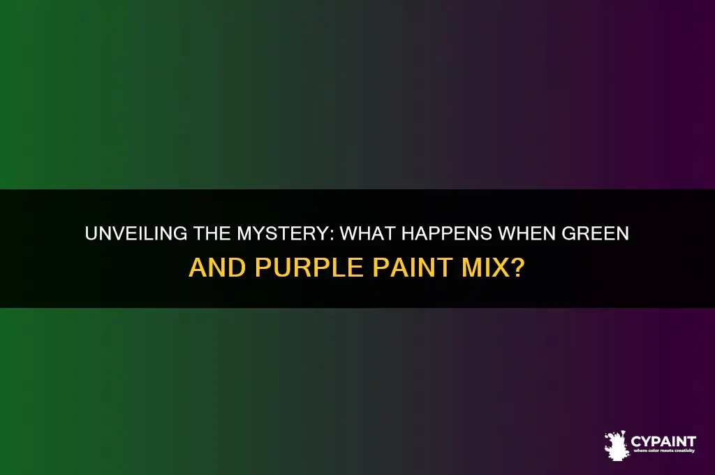 what happens if you mix gre and purple paint together