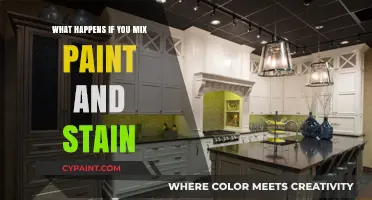 Mixing Paint and Stain: Unexpected Results and Creative Possibilities