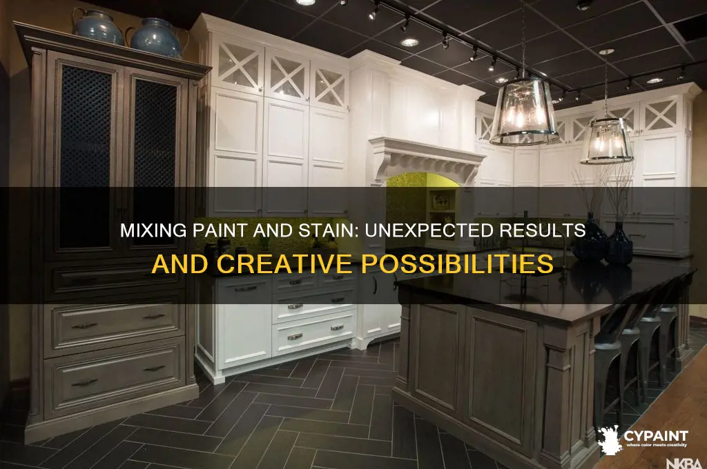 what happens if you mix paint and stain