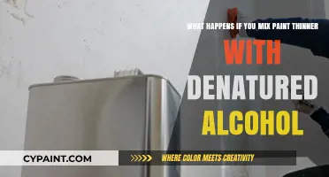 Exploring the Effects of Mixing Paint Thinner with Denatured Alcohol
