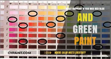 Unleashing Creativity: The Art of Mixing Red, Blue, and Green Paint