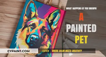 Morphing a Painted Pet: Unveiling the Artistic Transformation Process