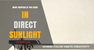 Painting in Direct Sunlight: Risks, Effects, and Best Practices