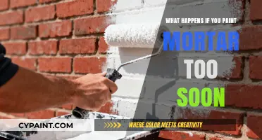 Painting Mortar Prematurely: Risks, Consequences, and Proper Timing Explained