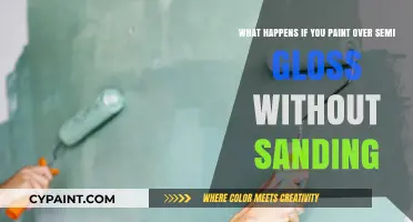 Painting Over Semi-Gloss Without Sanding: Risks and Consequences Explained