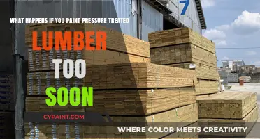 Early Painting Pitfalls: Pressure Treated Lumber's Timing Dilemma