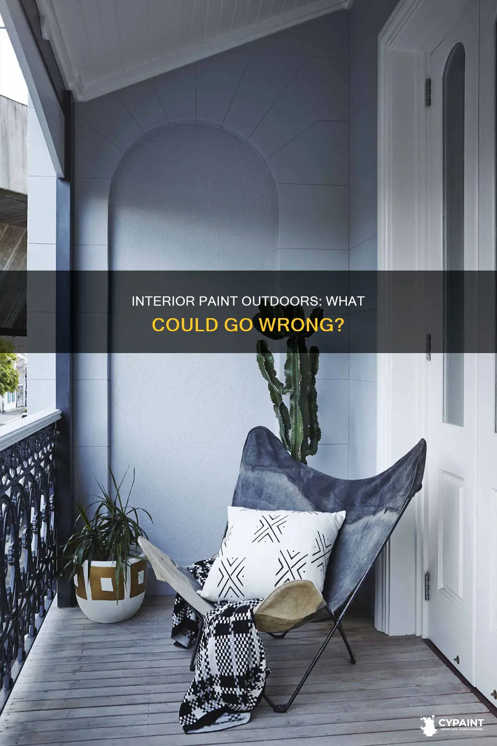 what happens if you paint with interior paint outside