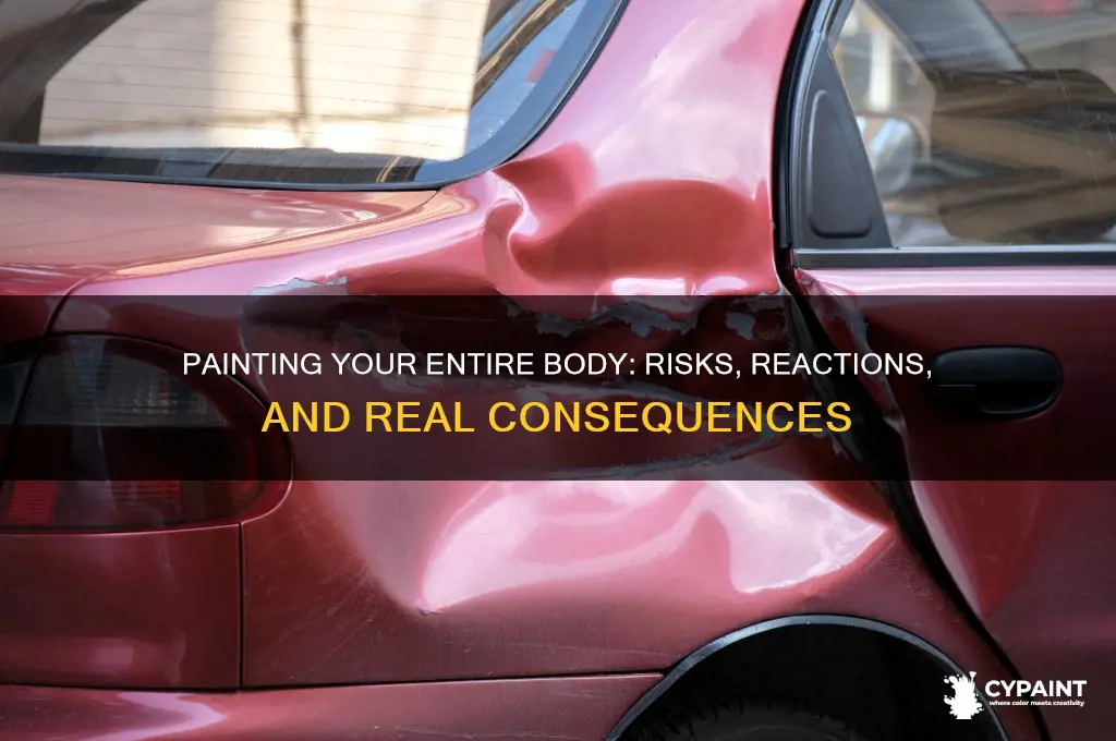 what happens if you paint your whole body