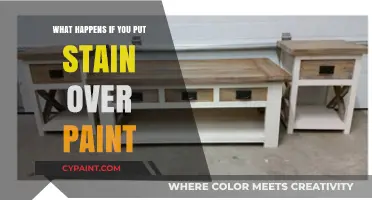 Can You Apply Stain Over Paint? Risks and Results Explained