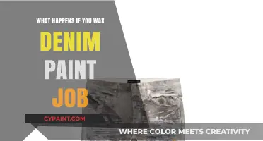 Waxing Denim Paint: Risks, Results, and What to Expect