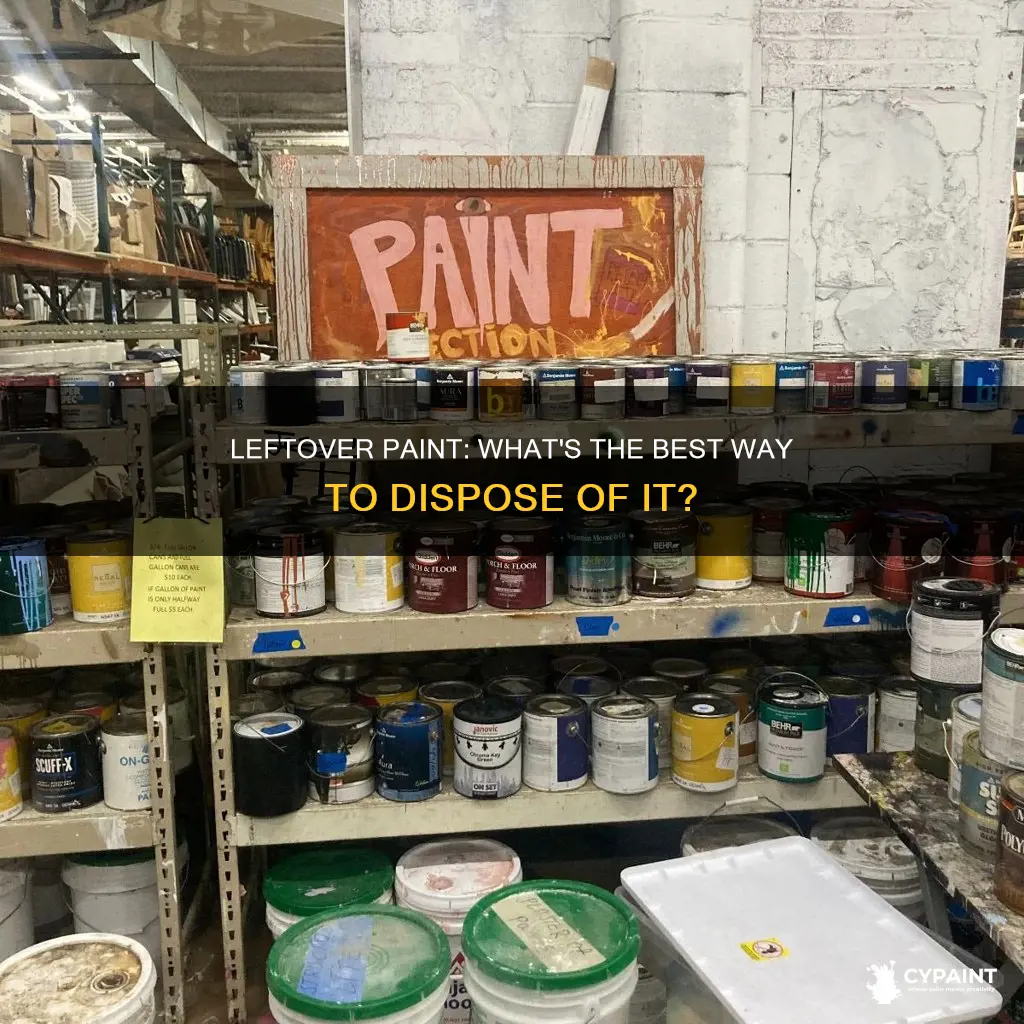 what happens to the paint that people bring back
