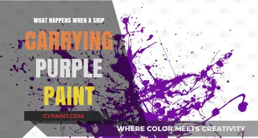 Purple Paint Disaster: Unraveling the Aftermath of a Ship's Spill