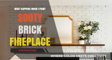 Transforming Your Sooty Brick Fireplace: Painting Tips and Expected Results