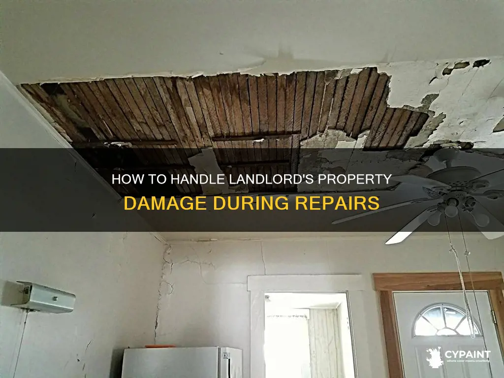 what happens when landlord paints and damages my protperties