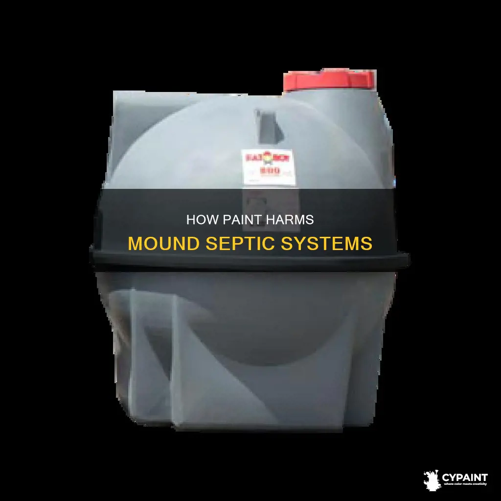 what happens when paint goes in a mound system