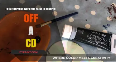 Unveiling the Hidden Layers: What Happens When Paint Meets CD?