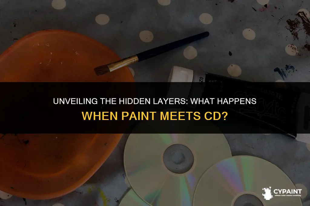 what happens when the paint is scraped off a cd