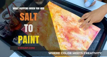 Salt's Surprising Effect: Transforming Paint with Crystalline Magic