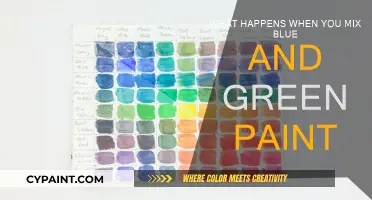 Exploring the Intriguing Result of Mixing Blue and Green Paint