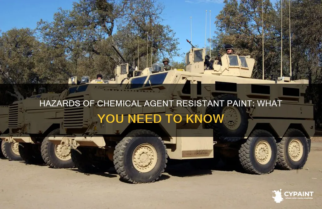 what hazards are assocciated with chemical agent resistant paint