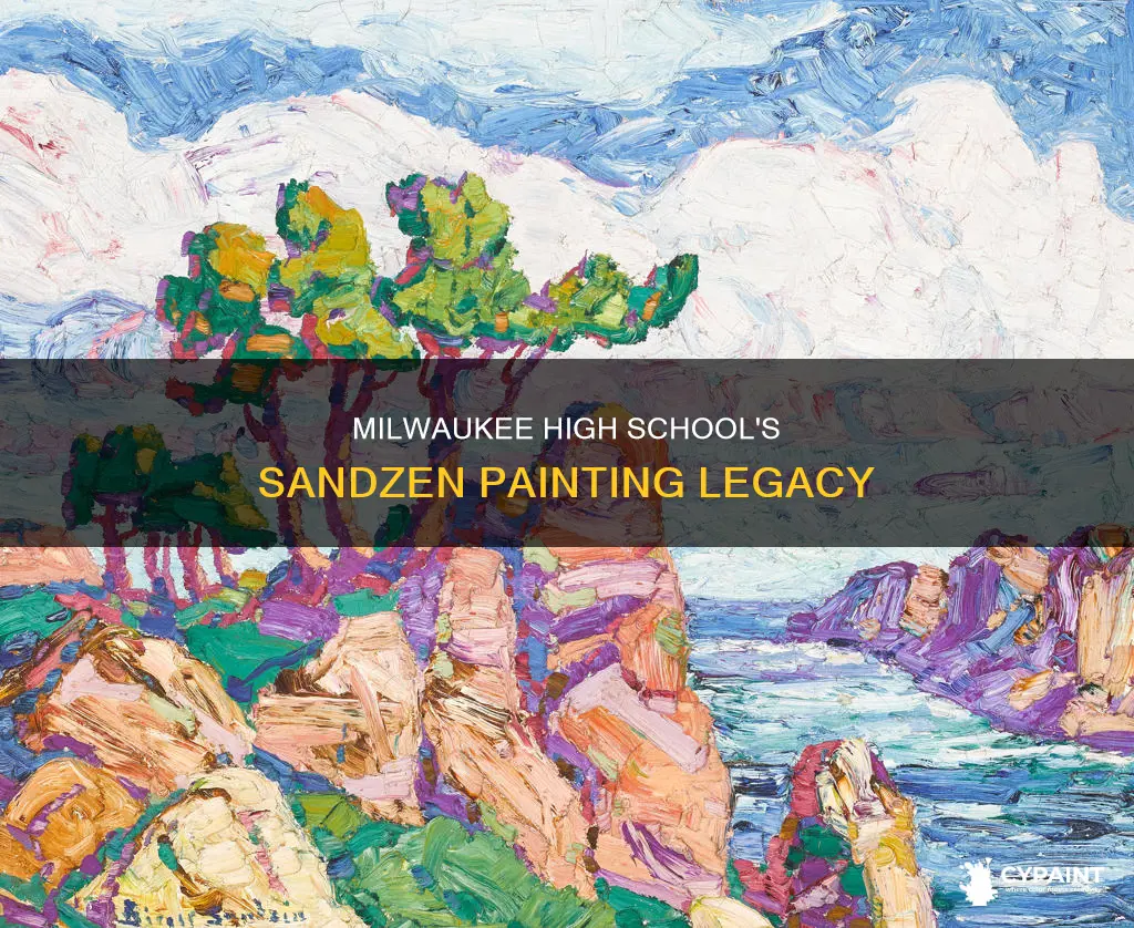 what high school in milwaukee had the sandzen painting