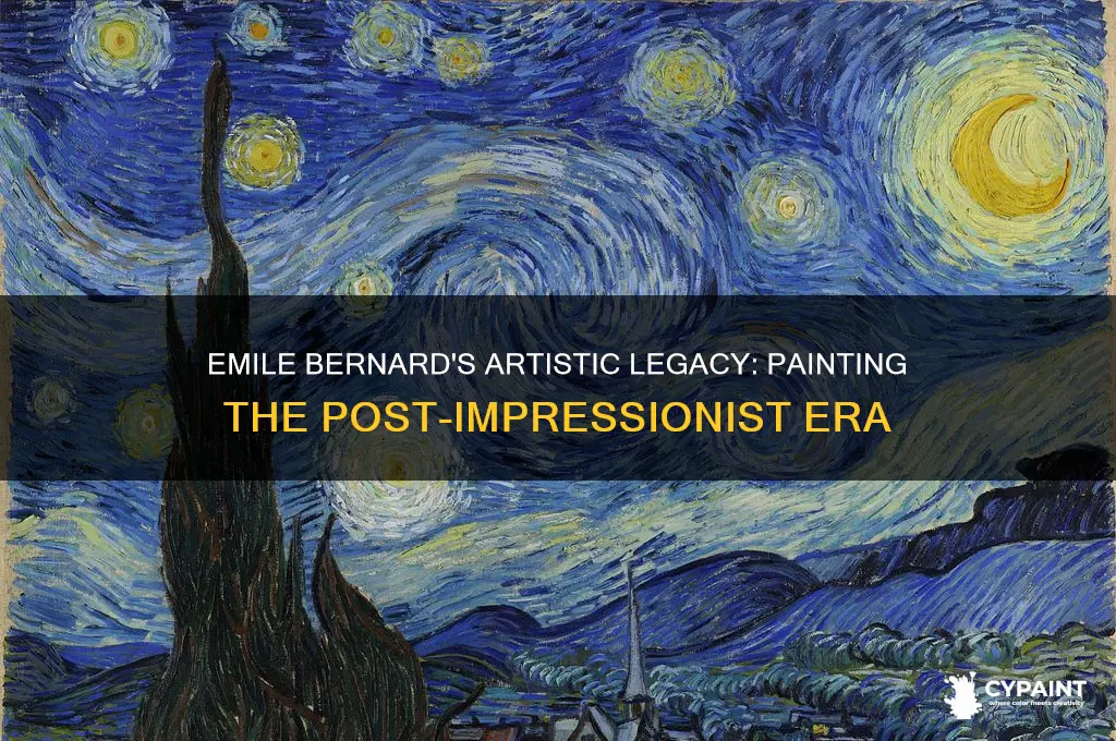 what historical era did emile bernard paint in
