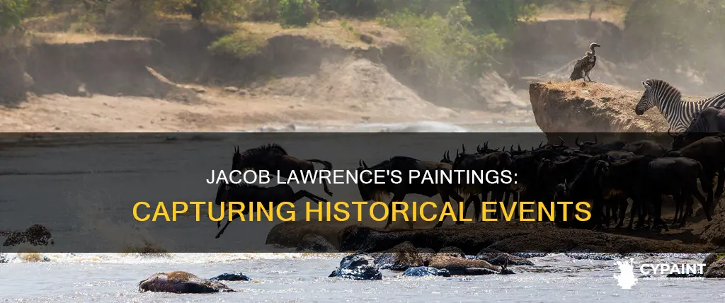 what historical event did paintings by jacob lawrence depict