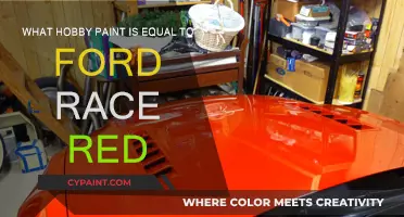 Ford Race Red: Matching Hobby Paint Perfection