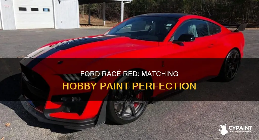 what hobby paint is equal to ford race red