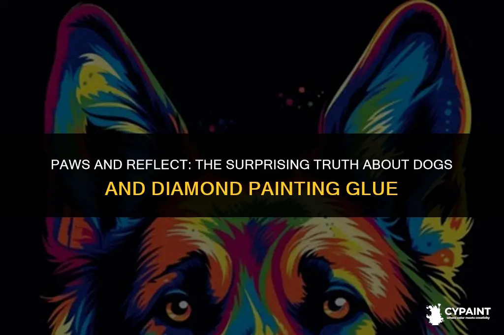 what if dog ate glue that comes with diamond painting