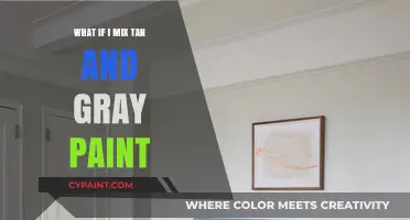 Mixing Tan and Gray Paint: Creative Color Combinations and Effects