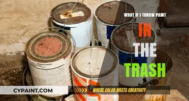 Throwing Paint in the Trash: Environmental Impact and Proper Disposal Tips